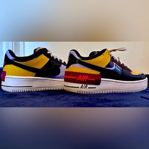 Multicolored Nike Air-force 1’s shadow